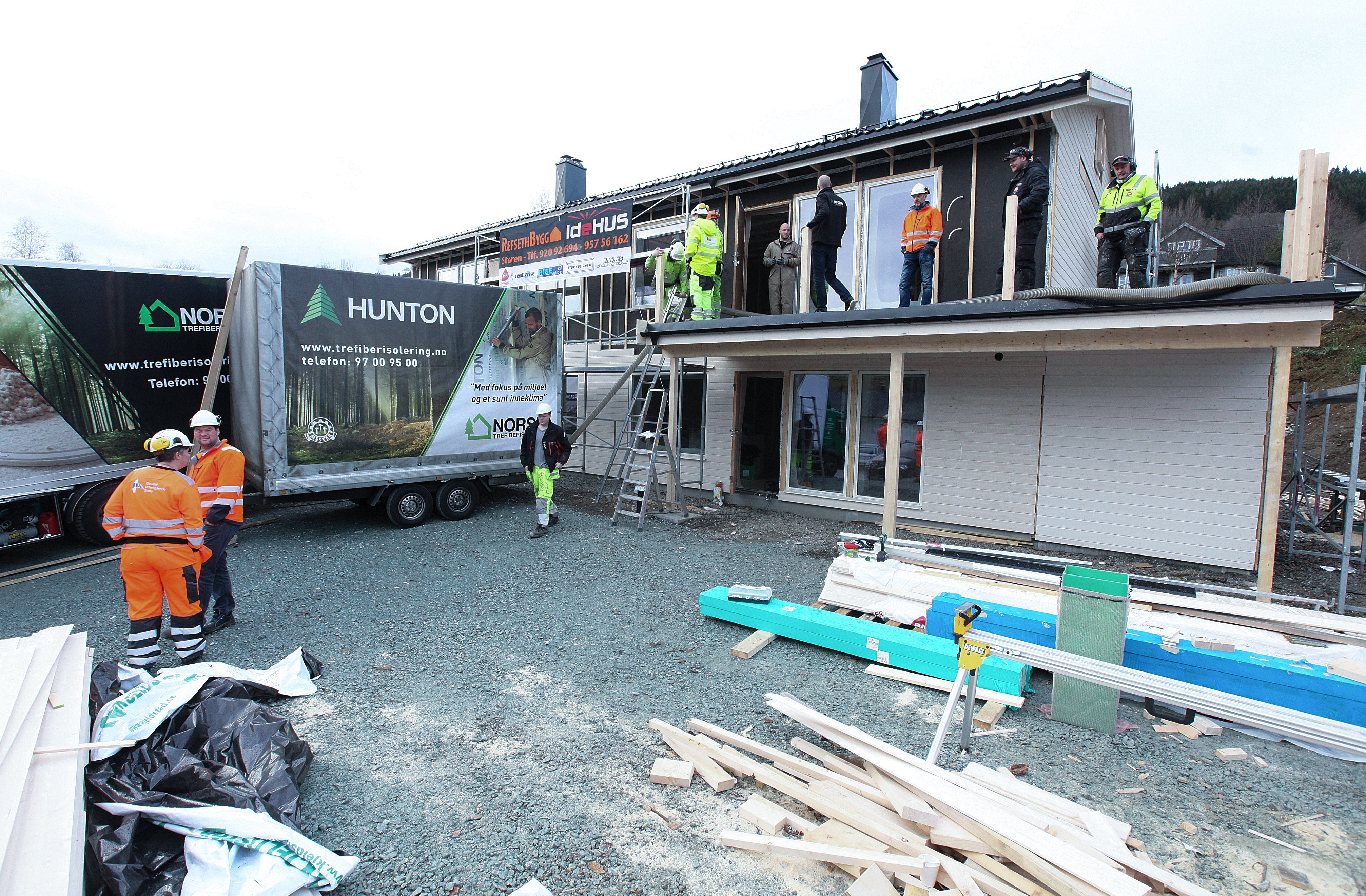 Hunton - – Viktig at husene ikke blir for tette