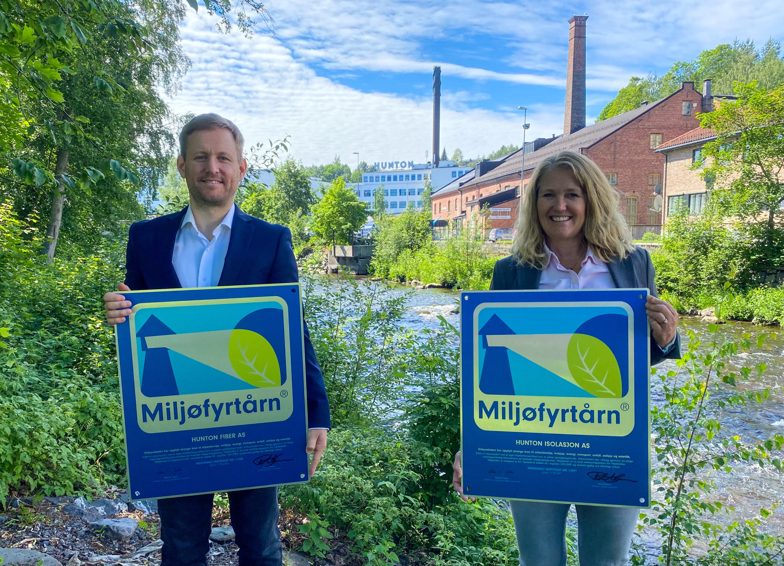 Hunton - Hunton har blitt Miljøfyrtårn