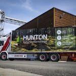 Hunton - Den første biogassbilen er på plass