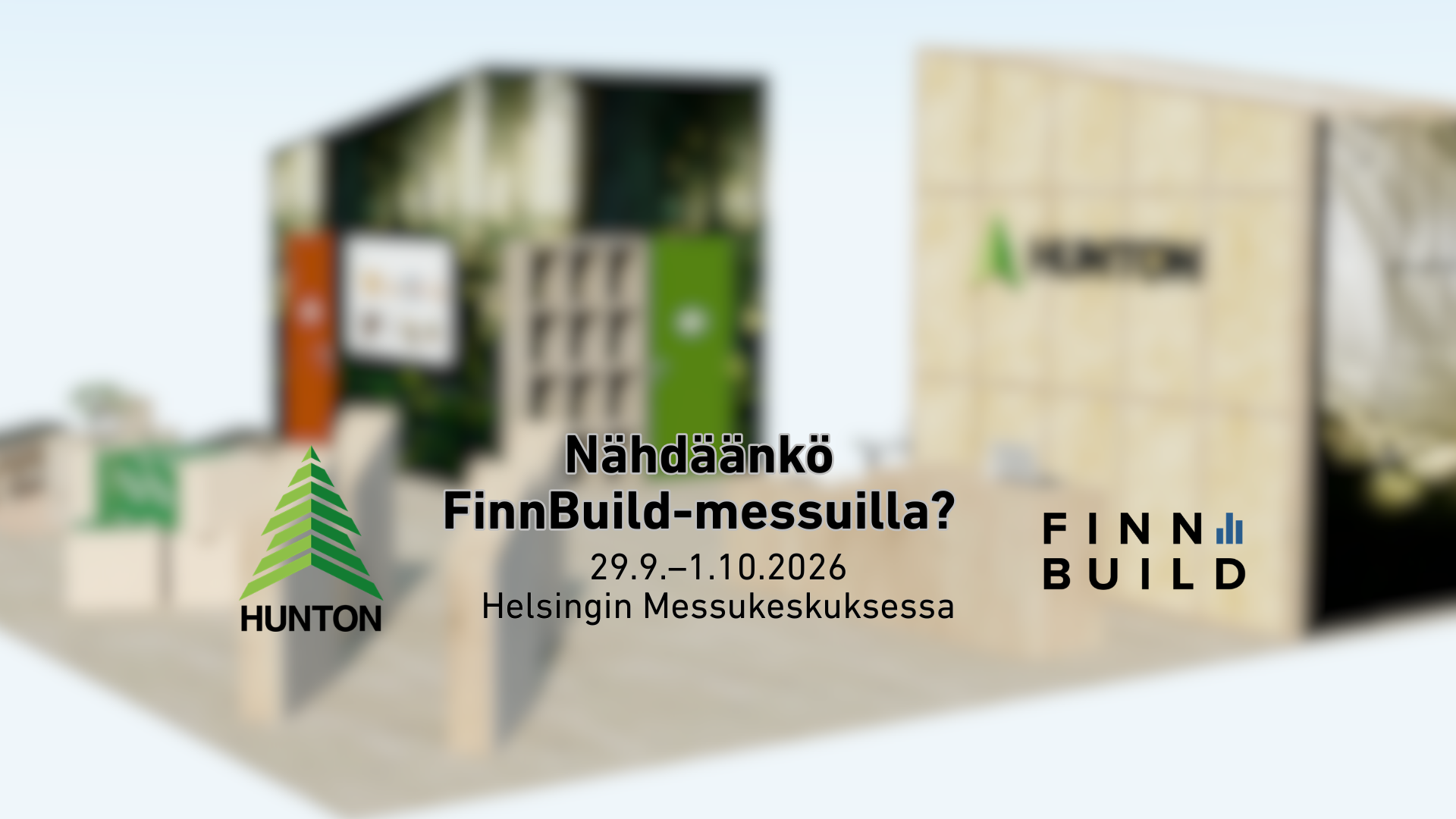 Hunton FinnBuild-messuilla