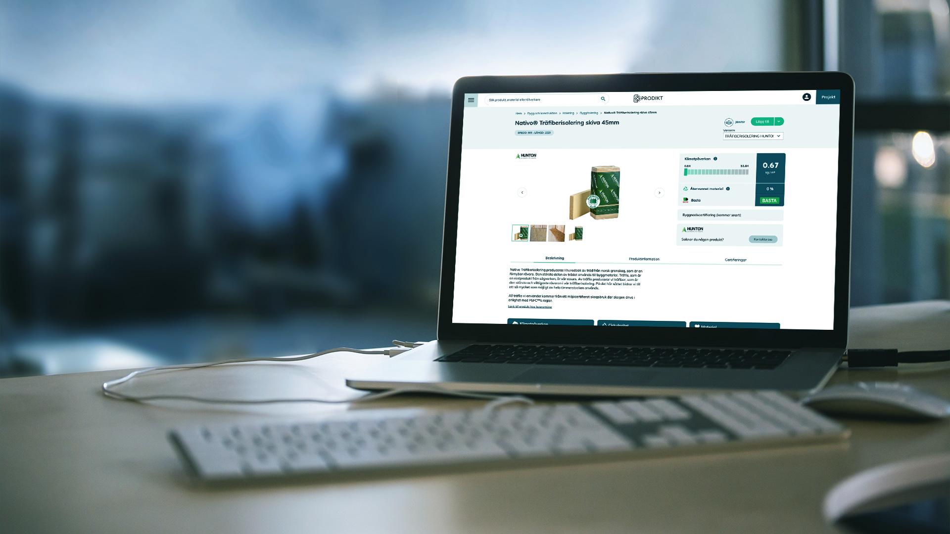 Hunton - NYHET! Hunton Nativo Träfiberisolering finns hos PRODIKT!